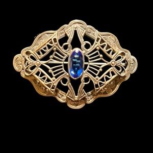 Vintage Filagree Victorian Brooch